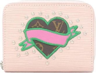 Louis Vuitton Pink Rose Ballerine Rose Leather Long Wallet (Bi-Fold) (Pre-Owned)