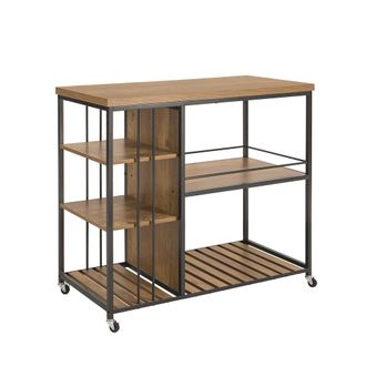 SoBuy Sobuy Carrito De Servicio Camarera Con Ruedas Multiusos Con 5 Estantes 110 X 45 X 92 Cm Svw18-ii-f Es