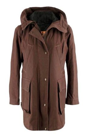 Belstaff Weatherproof Hooded Brown Coat Size S