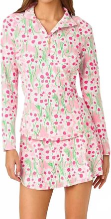 Lilly Pulitzer Aila Upf 50+ Skort In Conch Shell Pink