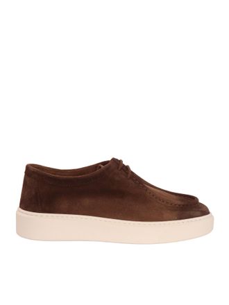 Doucal's Brown Paraboot Chukka Suede Sneakers