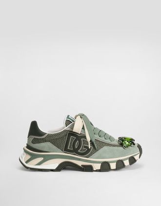 Dolce & Gabbana Dg Country Road Textile Sneaker - Woman Sneakers Multicolor 36.5
