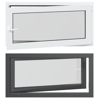 vidaXL Colore Interno Della Finestra Del Seminterrato Bianco Risor Vidaxl