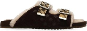 Burberry Schoenen, Heren, Bruin, 43 EU, Su&egrave;de, Urchin Sandalen