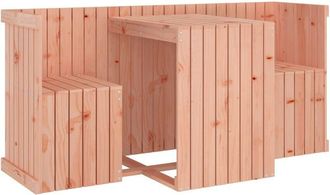 vidaXL Juego De Balc&oacute;n 2 Plazas Madera Maciza Douglas Vidaxl