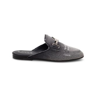 Tod's Denim Logo Mules