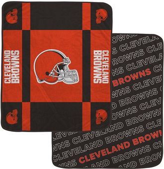 Pegasus Sports Cleveland Browns Nfl Team Reversible Logo Fleece Throw