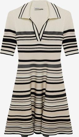 SIMKHAI Kurzes gestreiftes Strickkleid Dessie