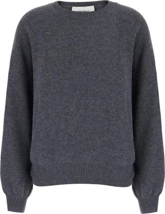 Lisa Yang Veira Sweater - Dames - Cashmere truien - Grijs - M - Kasjmier - Truien & Vesten