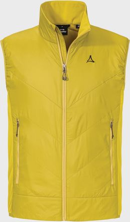 Sch&ouml;ffel Funktionsweste SCH&Ouml;FFEL Hiking Hybrid Vt Style Cascata MNS, Herren, Gr. 48, gelb (5455, gelb), Oberstoff: 100% Nylon; Futter: 100% Polyester; Wattieru