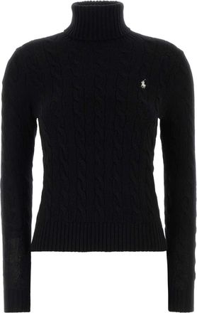 Polo Ralph Lauren Black Wool Blend Sweater