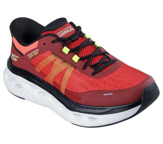 Skechers Mens Max Cushioning Glide Step Aberdeen Hands Free Slip-ins Sneaker, Red/Black, 8.5 UK