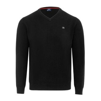 Giorgio Heren Polyester V Hals Trui (Zwart)