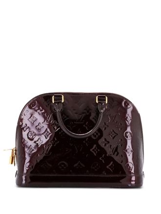 Louis Vuitton Alma Handbag Monogram Vernis PM satchel - Red