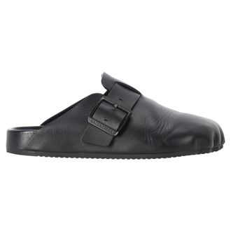 Balenciaga Pre-owned Mens Sunday Mules in Black Calf Leather - Size EU 40