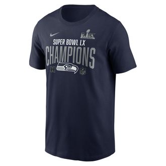 Nike Seattle Seahawks Super Bowl LX Champions Going Yard Nike Mens NFL T-Shirt in Blue | N19941S78X-TCG