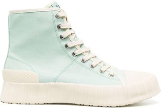 Camperlab Roz canvas high-top sneakers - unisex - Recycled Cotton/Rubber/Fabric/Synthetic Rubber - 39 - Blue