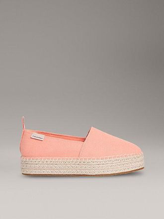 Calvin Klein Canvas plateau-espadrilles