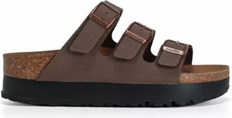 Birkenstock Womens Florida Iii Pap Flex Platform Sandal In Mocca