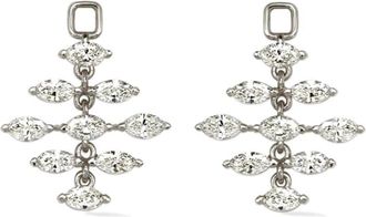 Lark & Berry 14kt white gold detachable diamond earrings - women - Lab Grown Diamond/14kt White Gold - One Size - Silver