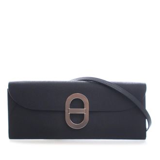 Hermès Black Epsom Maillon To Go Wallet