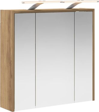 vidaXL Armario Con Espejo De Ba&ntilde;o Roble Artisan 63,5 X 16 X 62,5 Cm Vidaxl