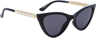 Betsey Johnson Smoke Cat Eye Ladies Sunglasses 10267559.LTS BLKSMK
