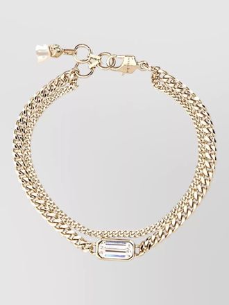 Alexander McQueen metal skull bracelet
