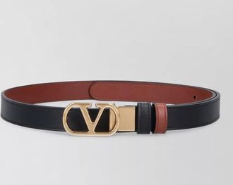 Valentino Garavani leather reversible belt