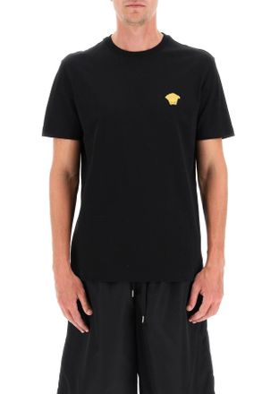 Versace Mens Black Cotton T-shirt - Size Medium