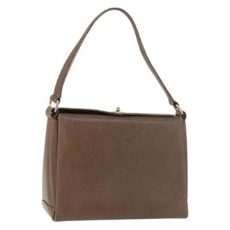 Gucci Pre-owned Handbags, female, Brown, Size: ONE SIZE Pre-owned Vintage Shoulder Bag