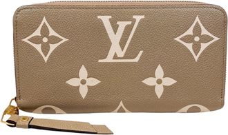 Louis Vuitton Tourterelle Monogram Empreinte Leather Long Wallet (Bi-Fold) (Pre-Owned)