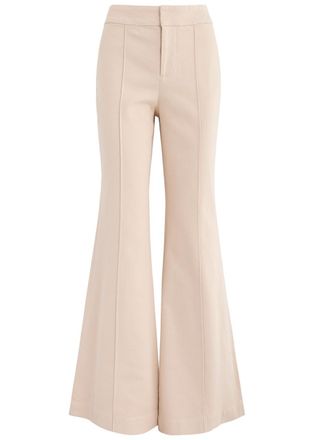 Alice & Olivia The Trouser Flared-leg Jeans - Beige - 27 (W27 / UK8-10 / S)