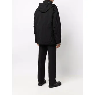 Aspesi Cargo Pockets Coat - Black