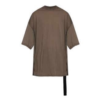 Rick Owens T-Shirts, male, Green, Size: ONE SIZE Oversized T-shirt