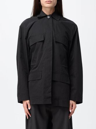 Toteme Organic Cotton Shirt Jacket with Dropped Shoulders
