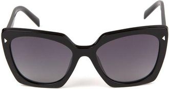 Prada Womens Sunglasses Black Acetate Eyewear