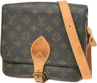 Louis Vuitton Pre-owned Cross Body Bags, female, Brown, Size: ONE SIZE Pre-owned Canvas Shoulder Bag