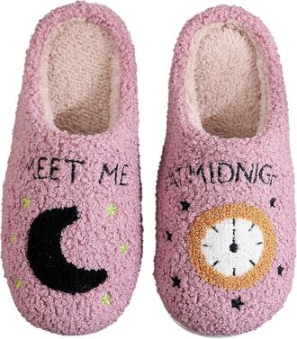 Generic Ladies Mens Soft Memory Foam Padded Plush Lined Cotton Lightweight Soft Warm Slippers, lilac, 8.5 UK