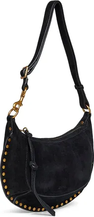 Isabel Marant Womens Shoulder Bag Oskan Moon Black Calf Leather