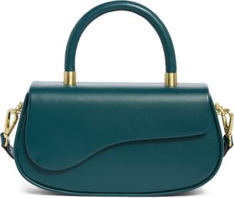 BCBGeneration Asymmetric Flap Top Handle Bag in Jade Green at Nordstrom Rack