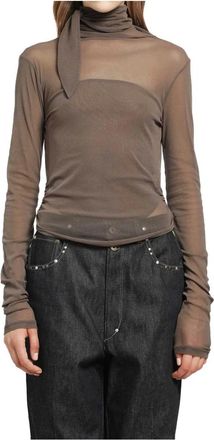 Christophe Lemaire Mujer, Camisetas, Marr&oacute;n, Talla: XS