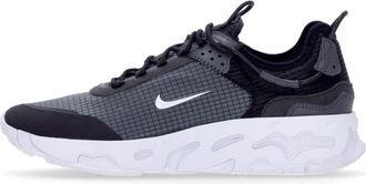 Nike Lage Sneaker met React Technologie - Heren - Hardloopschoenen - Zwart - 40 EU - Leer - Fitness