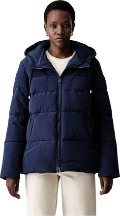 Pinko Gewatteerde Jas - Dames - Winterjassen - Blauw - L - Polyester - Jassen