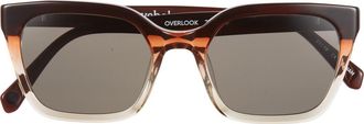 Eyebobs Overlook 50mm Polarized Cat Eye Sunglasses in Walnut /Almond /Grey at Nordstrom