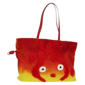 Loewe Pre-owned Tote Bag - Dames - Vintage Shopper - Rood - ONE Size - Leer - Vintage