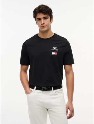 Tommy Hilfiger Mens Tommy x Cadillac F1 Team Logo T-Shirt - Black - XXL