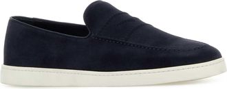 Churchs Mens Suede Loafer Navy
