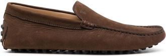 Tod's Gommino Driving loafers - men - Calf Leather/Calf Suede - 11.5 - Brown