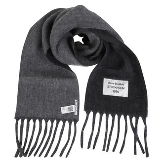 Acne Studios Bufanda de alpaca bicolor - Accessories - Hombre - Gris - ONE SIZE